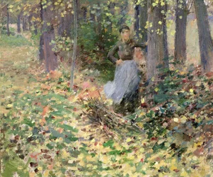 Luz de otoño (En el bosque) 1888